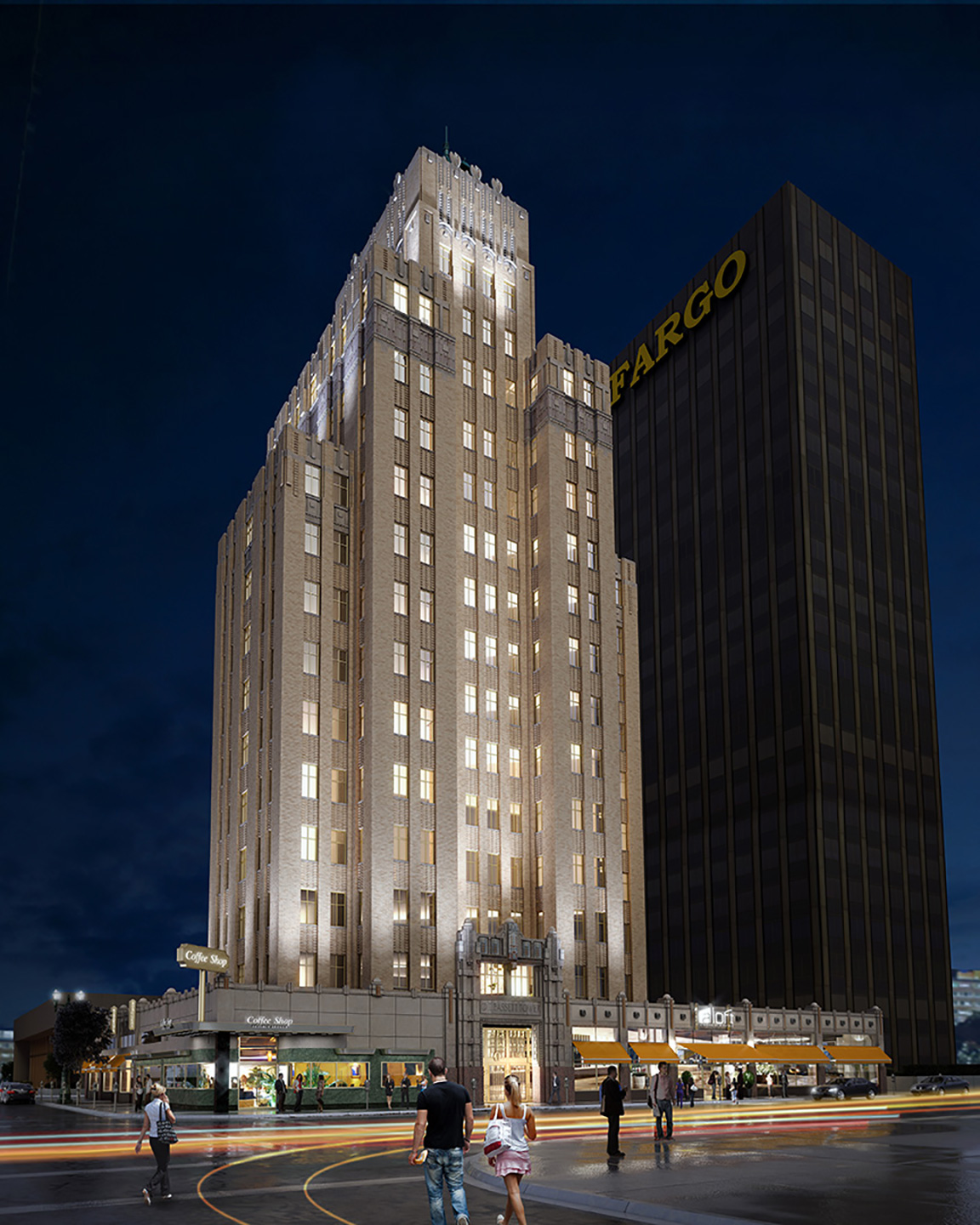 O.T. Bassett Tower Aloft Hotel