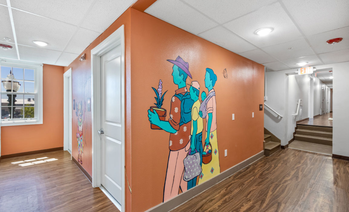 Annunciation House Renovated Interior