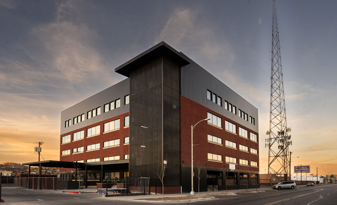 Exterior of The Wiley after rehabilitation.